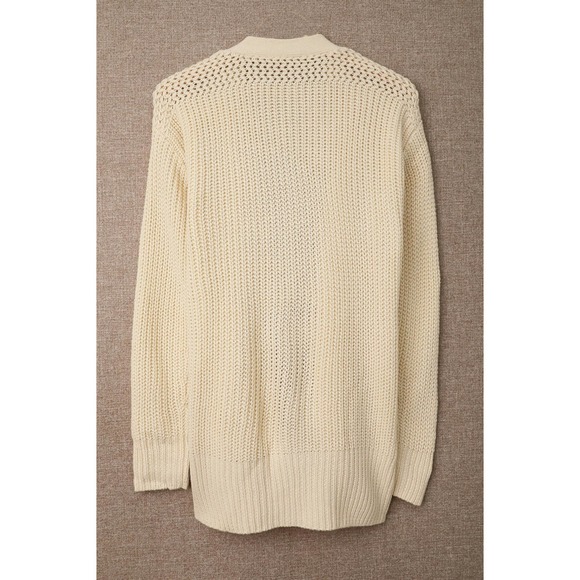 Wrap V Neck Sweater With Side Tie - Picture 8 of 11